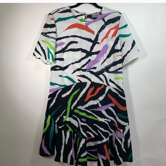 ASOS | Dresses | Asos Stripe Colorblock Drop Waist Dress | Poshmark